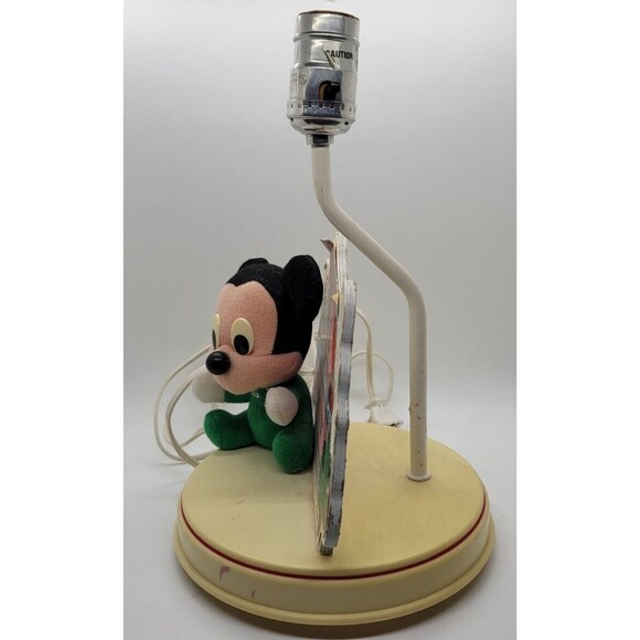 MICKEY MOUSE Plush Disney Baby Toddler Nursery Table Lamp DOLLY TESTED - Picture 5 of 7